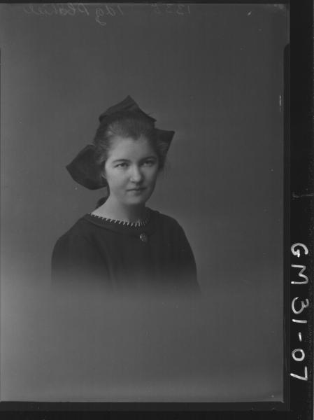 portrait of young woman, H/S Shiel