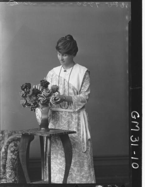 portrait of young woman, F/L Scriven