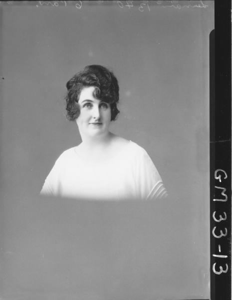 portrait of woman, H/S Lerman