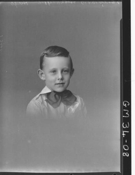 portrait of young boy, H/S Hugo