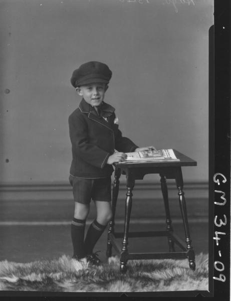 portrait of young boy, F/L Hugo