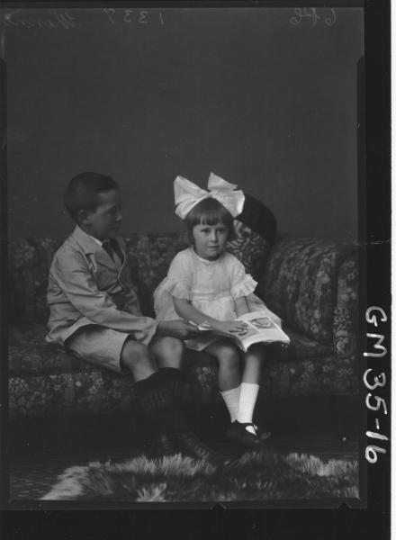 portrait of boy and girl, Wynne