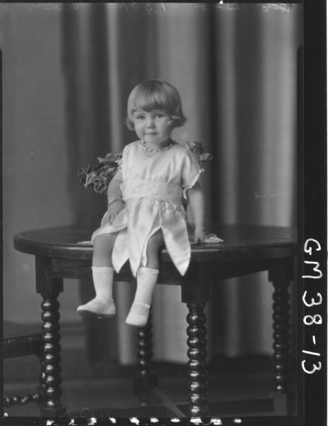 portrait of small girl, F/L Brown