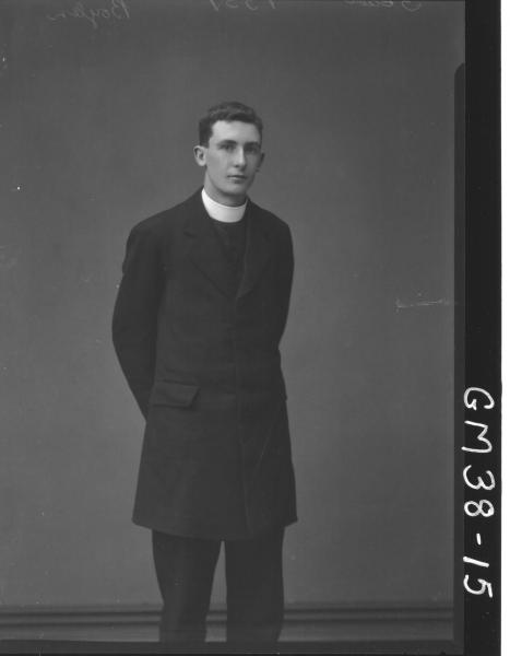 portrait of young man Priest, Boylen