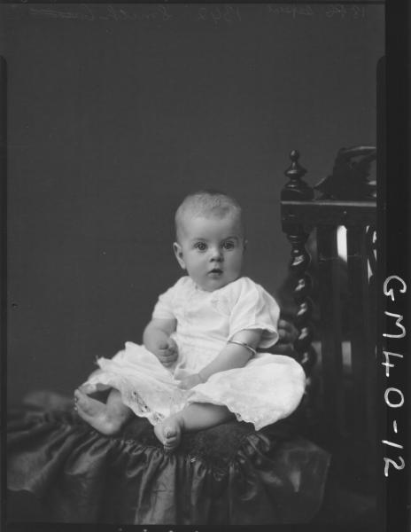 portrait of baby, F/L Smith