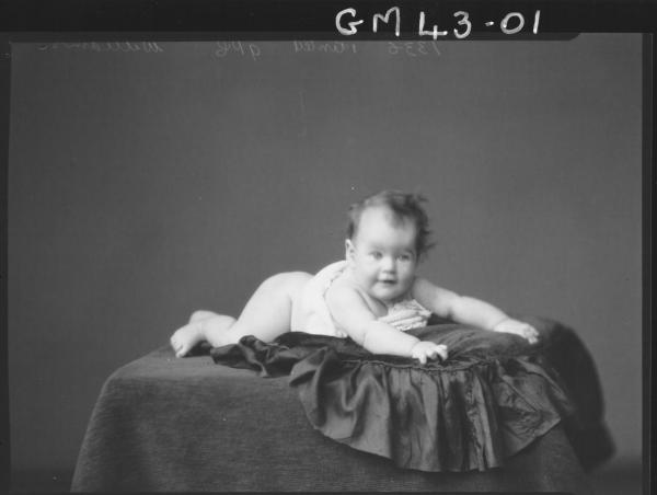 portrait of baby, F/L Williams