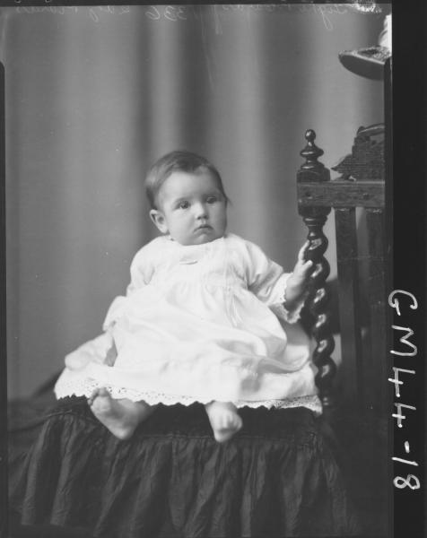portrait of young baby, Tighe