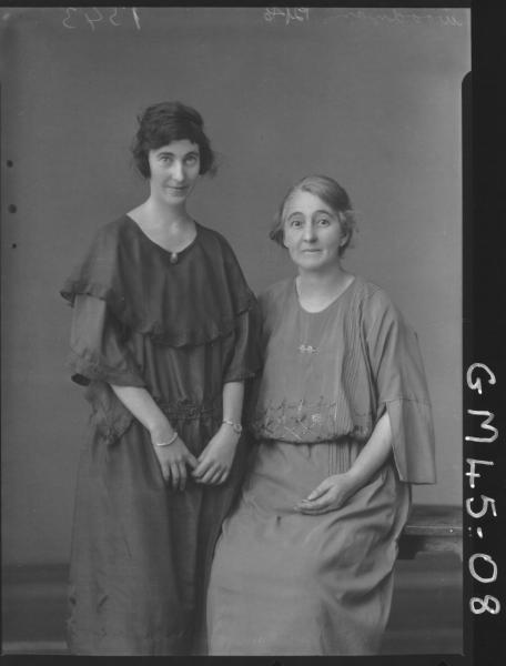 portrait of two women, Woodman