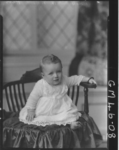 portrait of baby, F/L Hess