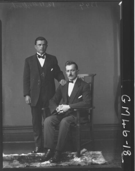 portrait of two men, F/L Aloch