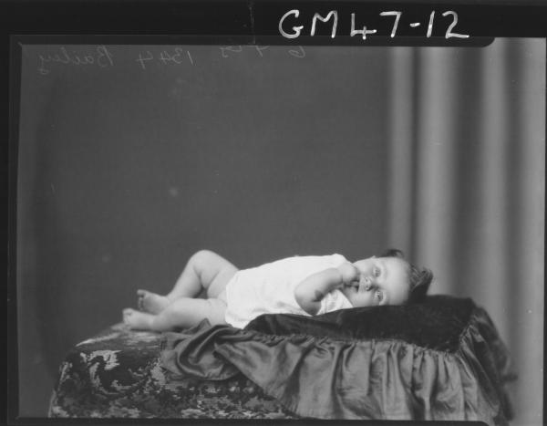 portrait of baby, F/L Davies