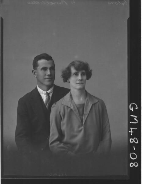 portrait of woman and man, H/S Exton