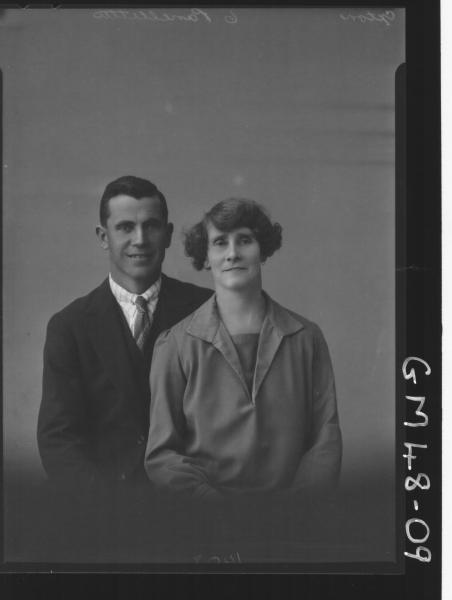 portrait of woman and man, H/S Exton