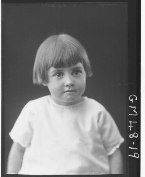 portrait of young child, H/S Pinkerton