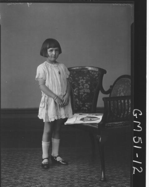 portrait of child, F/L Hicks