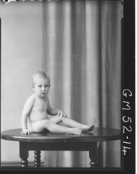 portrait of baby, F/L Gard