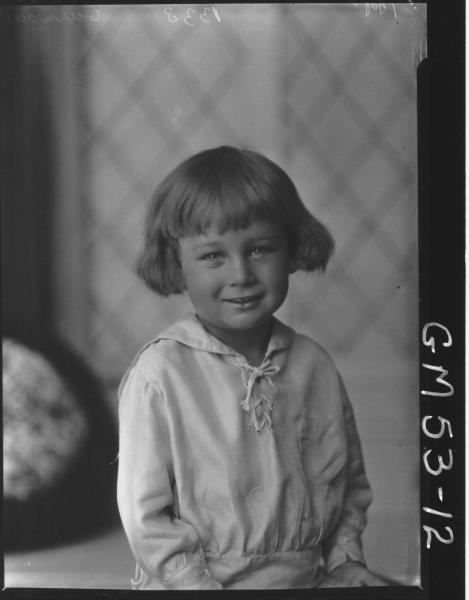 PORTRAIT OF CHILD, H/S CURNOW