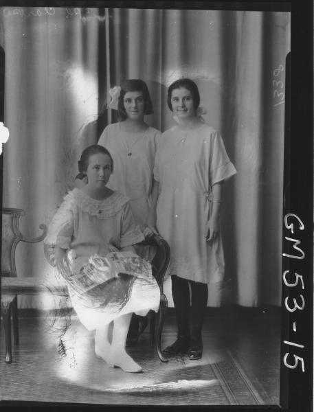 PORTRAIT OF THREE GIRLS, F/L CLARKE