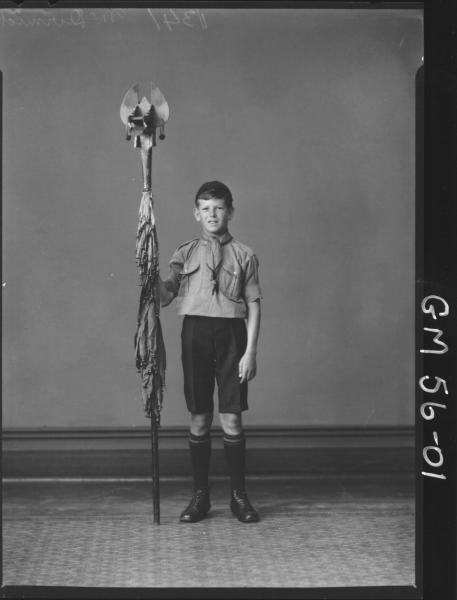 PORTRAIT OF BOY SCOUT, F/L MCDERMID