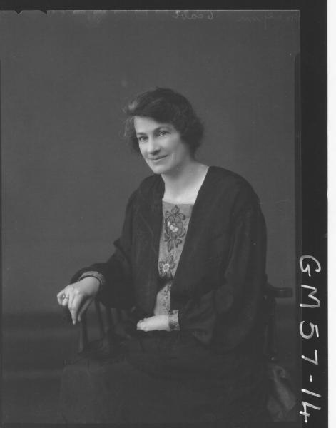Portrait of woman, McGinn