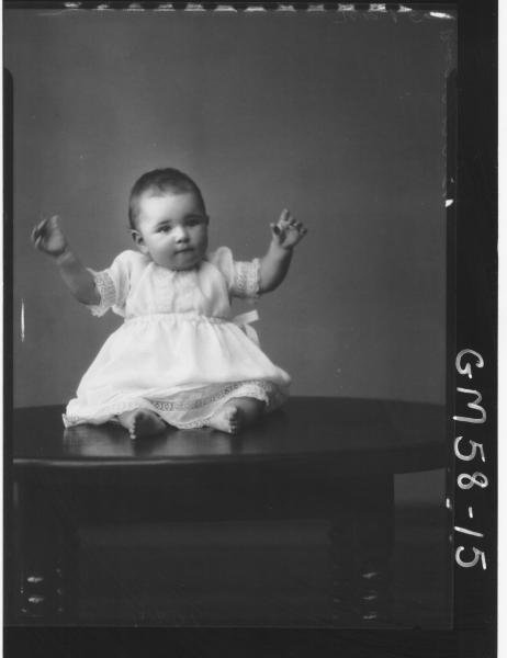 Portrait of baby F/L, Brockway