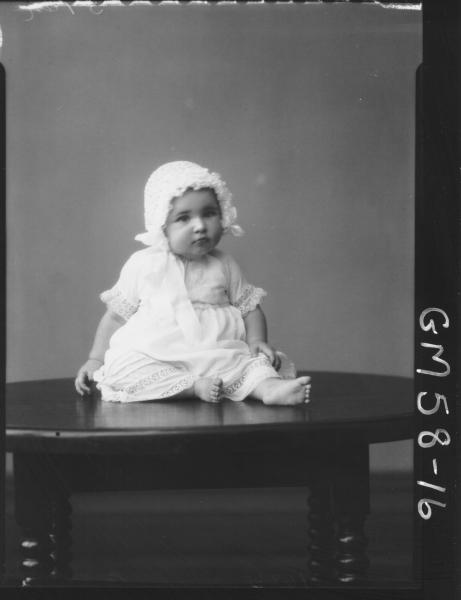 Portrait of baby F/L, Brockway