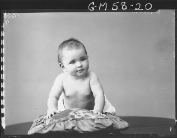 Portrait of baby Brockway