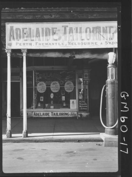 Adelaide tailoring shop