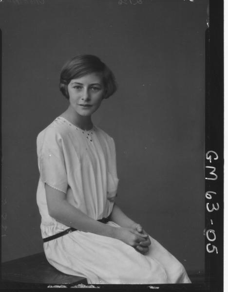 Portrait of girl Mathews