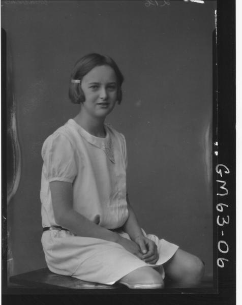 Portrait of girl Mathews