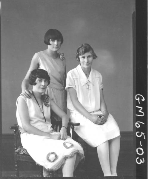 Portrait of three women Willcocks