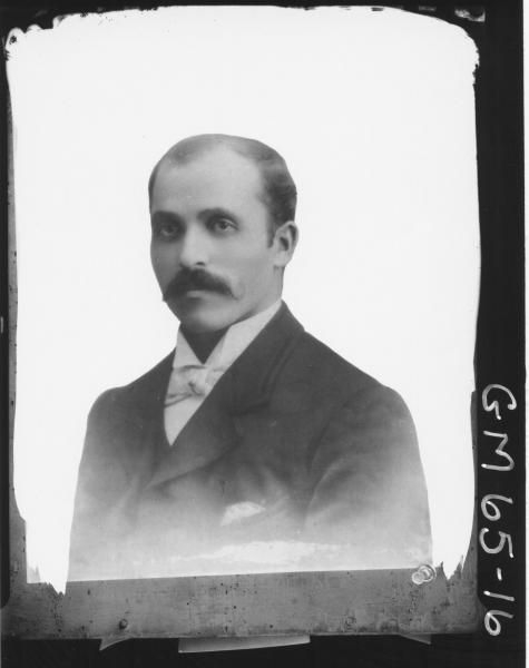 Copy of portrait of man H/S, Villa