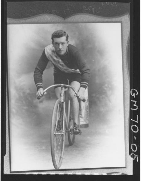 COPY OF H. FRASER ON BIKE BOULDER CYCLE CLUB