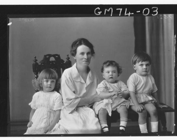 PORTRAIT OF WOMAN AND THREE CHILDREN, MOORE