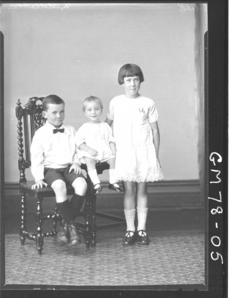 PORTRAIT OF THREE CHILDREN, MIDDLETON