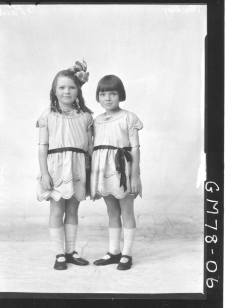 PORTRAIT OF TWO CHILDREN, F/L, MACKAY