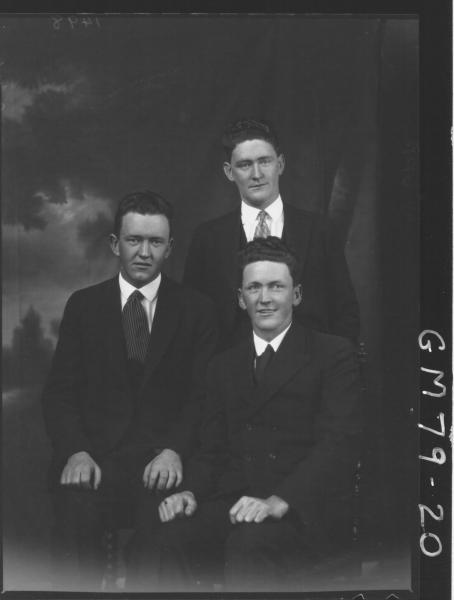 PORTRAIT OF THREE MEN, O'NIEL