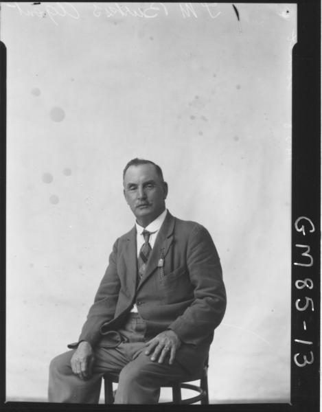 PORTRAIT OF MAN, T.M. BURKES AGENT