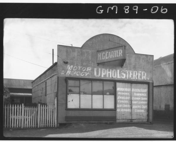 H.G. CARTER UPHOLSTERER BUILDING