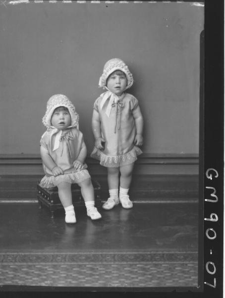 PORTRAIT OF TWO CHILDREN, 'NELSON'