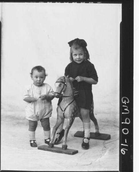 PORTRAIT OF TWO CHILDREN, 'NAGGRI'