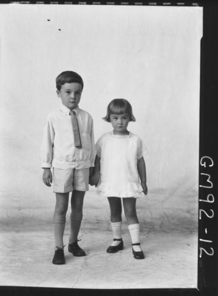 PORTRAIT OF TWO CHILDREN, 'HAIR'