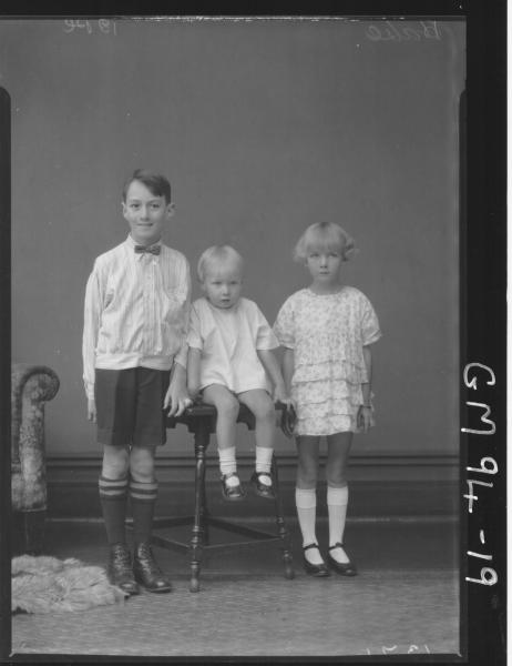 PORTRAIT OF THREE CHILDREN, 'HALSE'