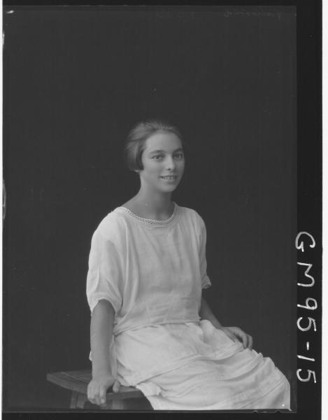 PORTRAIT OF WOMAN, 'PATTERSON'