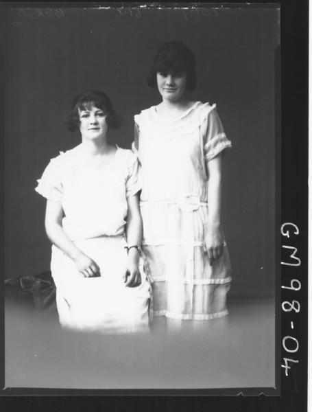 PORTRAIT OF TWO WOMEN, 'WAKELY'