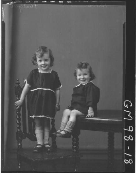 PORTRAIT OF TWO CHILDREN, 'RODGERS'