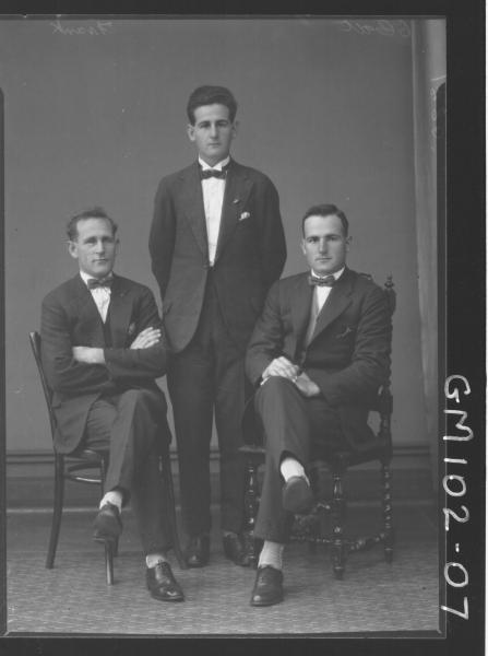 PORTRAIT OF THREE MEN, FRANK