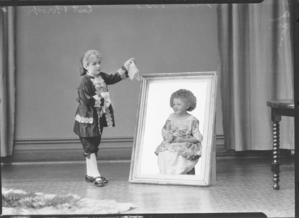 PORTRAIT OF TWO CHILDREN FANCY DRESS, EAST & SCROOP