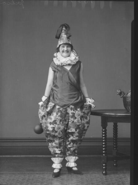 PORTRAIT OF WOMAN FANCY DRESS, JACKSON