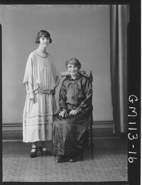 PORTRAIT OF TWO WOMEN, SCOTT